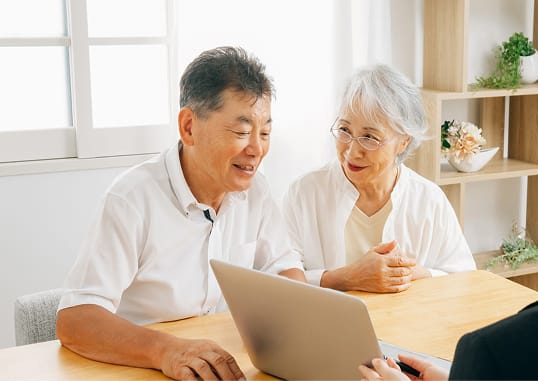 専門家との相談写真