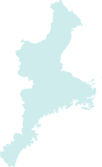 三重全域の地図