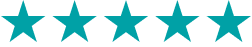星の評価５